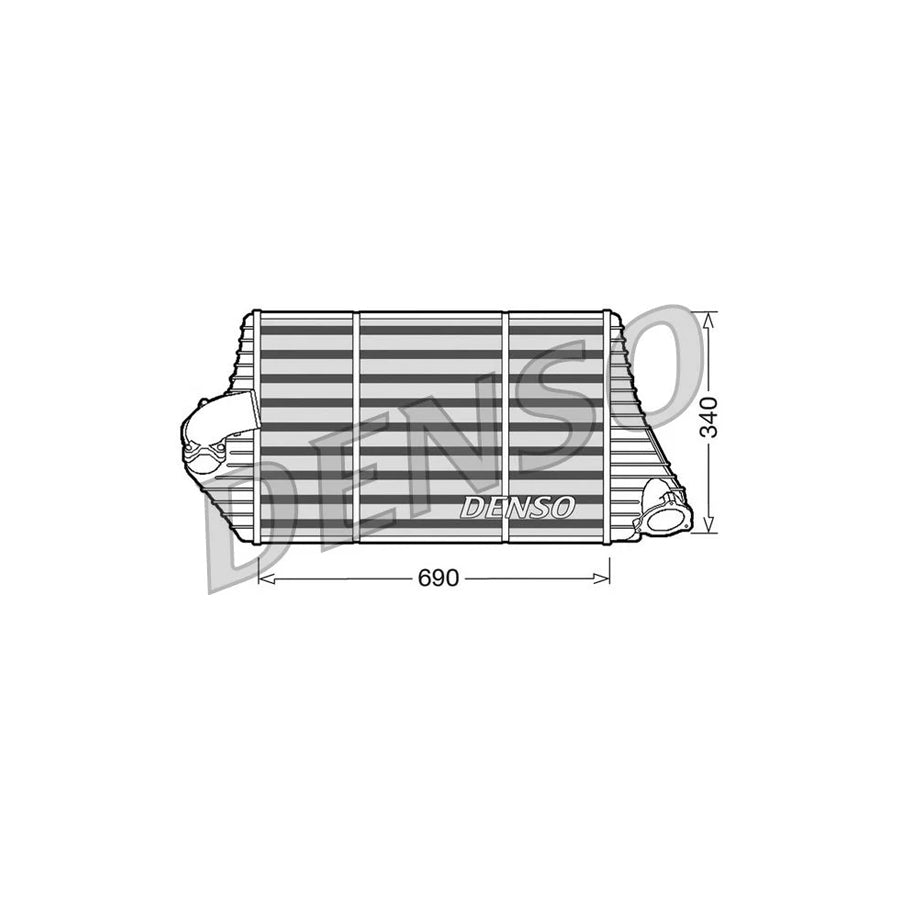 DENSO DIT23001 Intercooler for Renault Espace III (Je)