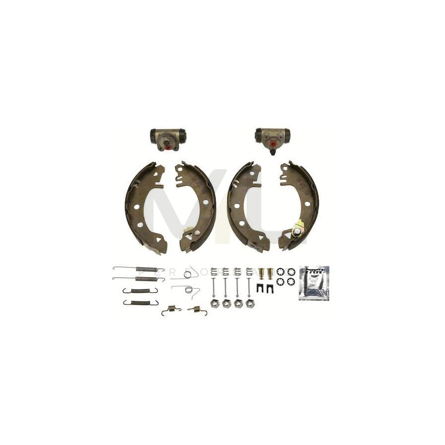 TRW Brake Kit BK1641 Brake Shoe Set for FORD SIERRA with wheel brake cylinder | ML Performance Car Parts