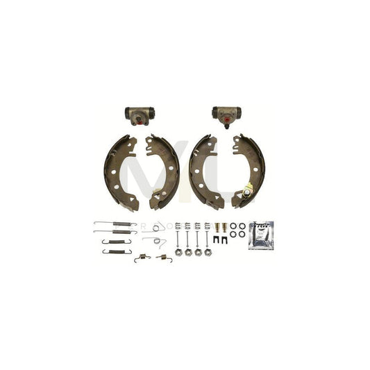 TRW Brake Kit BK1641 Brake Shoe Set for FORD SIERRA with wheel brake cylinder | ML Performance Car Parts