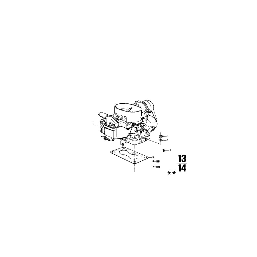 Genuine BMW 13119065691 E21 E12 Gasket Asbestos Free (Inc. 1502) | ML Performance US Car Parts