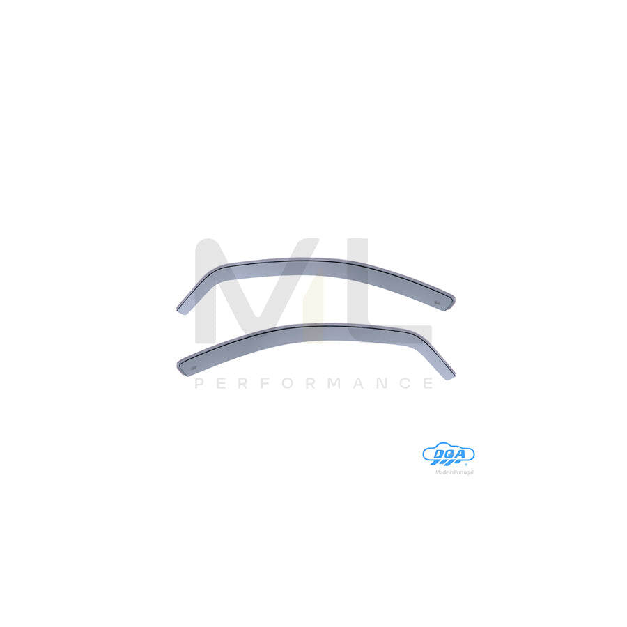 DGA 06403 Wind deflectors for DACIA Duster Off-Road Arrow direction, Front, inner