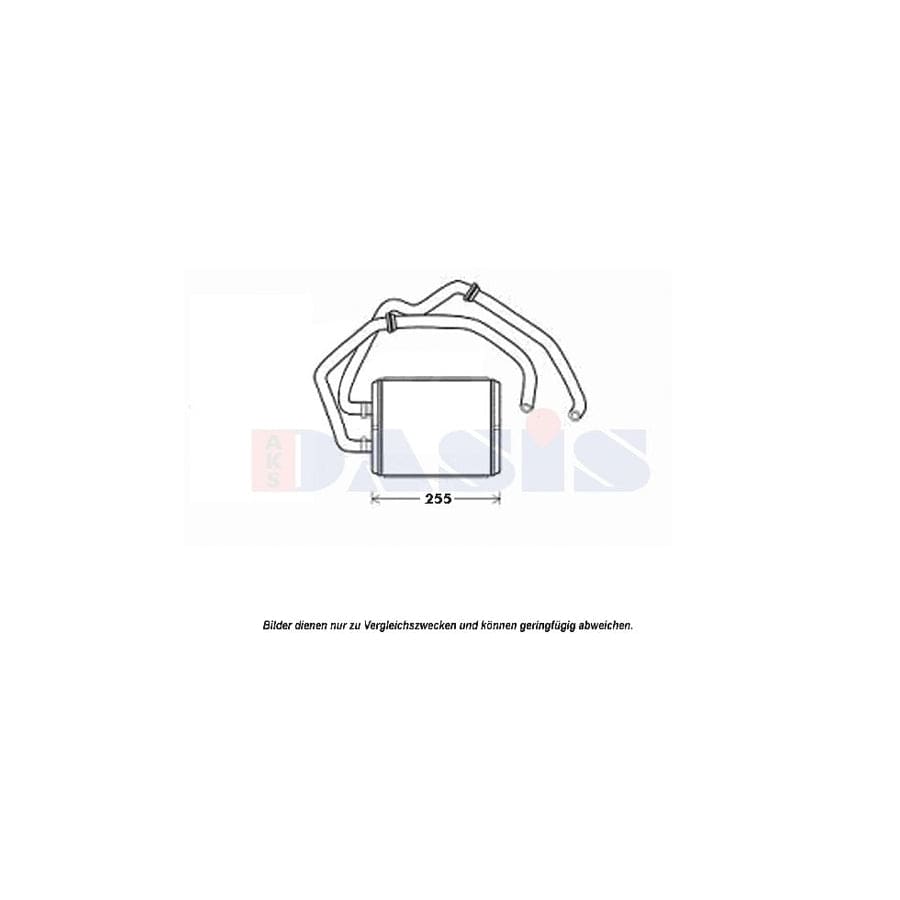 AKS Dasis 409008N Heater Matrix for Iveco Daily