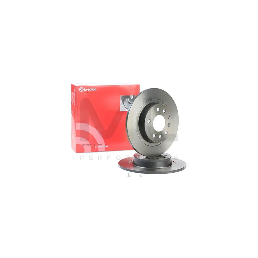 BREMBO COATED DISC LINE 08.D080.11 Brake Disc Solid, Coated, with bolts/screws | ML Performance Car Parts