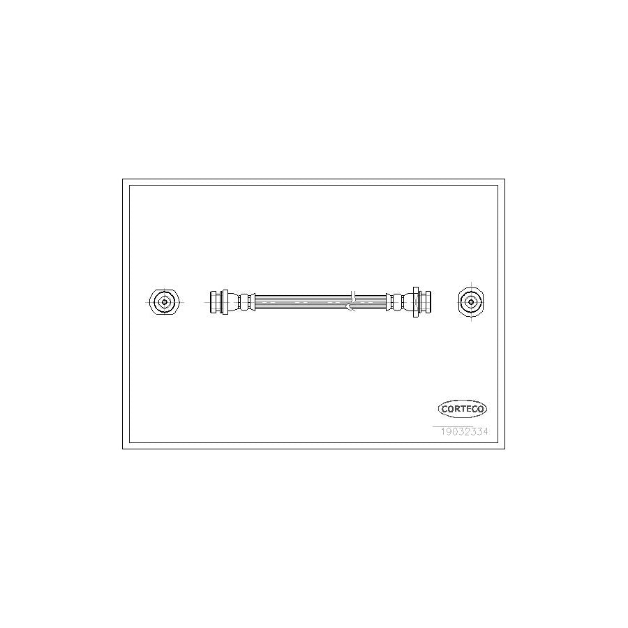 Corteco 19032334 Brake Hose