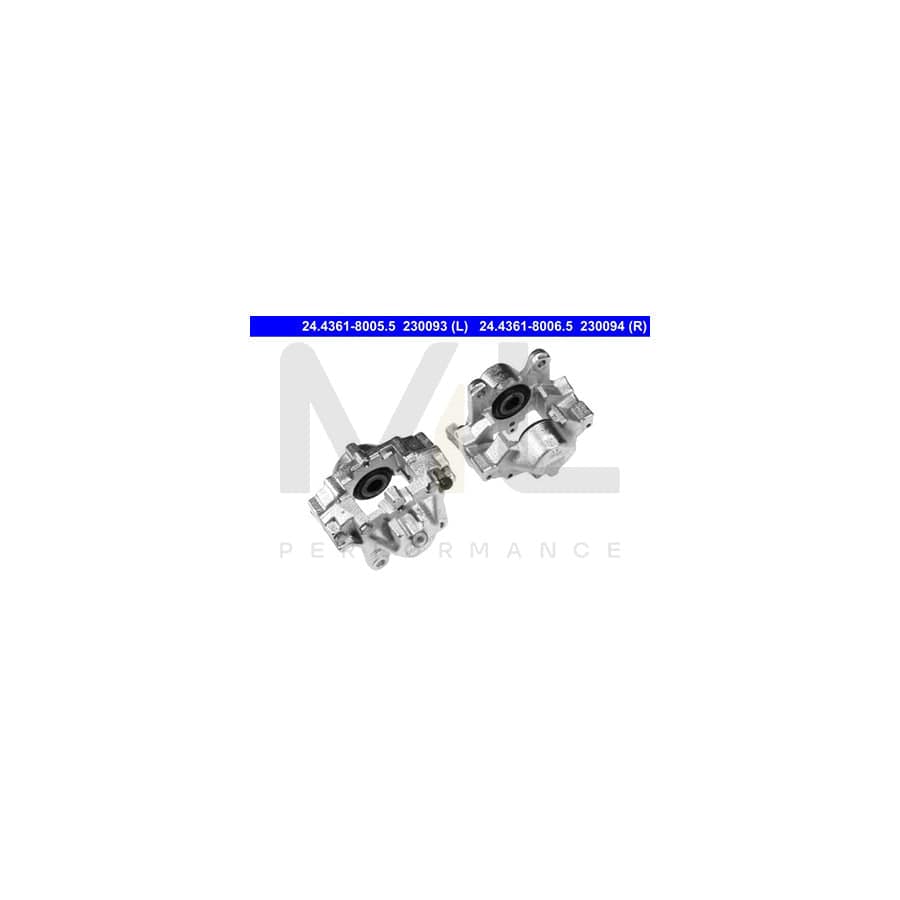 ATE 24.4361-8006.5 Brake Caliper suitable for MERCEDES-BENZ E-Class Saloon (W210)