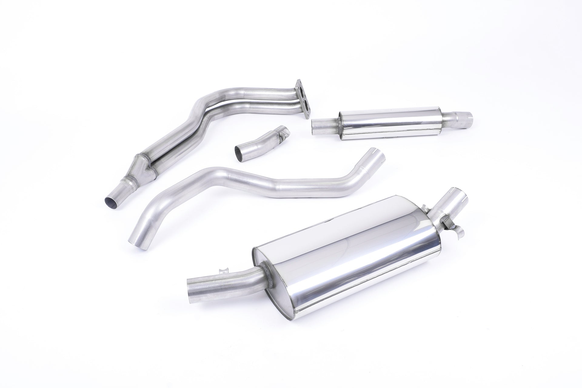 MillTek MCXVW205 Volkswagen Golf Manifold-back Resonated (Quieter) for fitment to the OE Cast Manifold