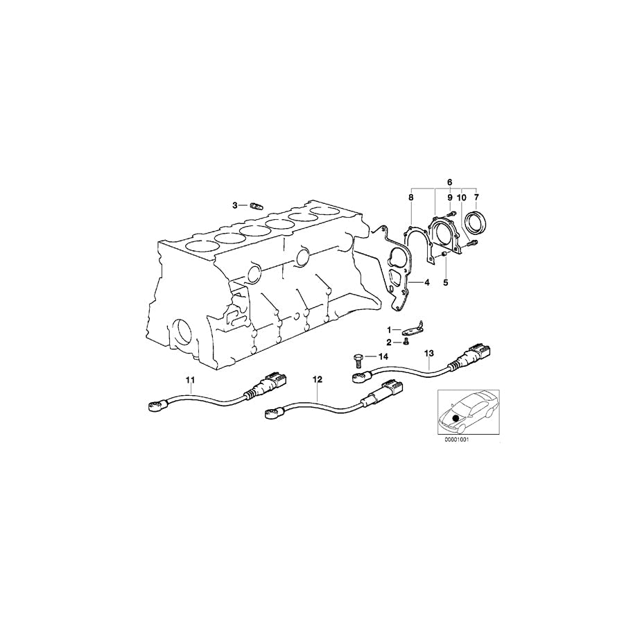 Genuine BMW 11427741148 Oil Spraying Nozzle S50B32 (Inc. E36 M3 Gr.A) | ML Performance US Car Parts