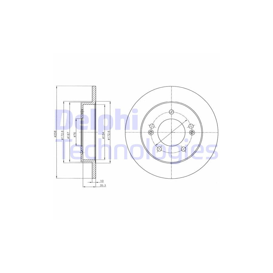 Delphi Bg4310 Brake Disc