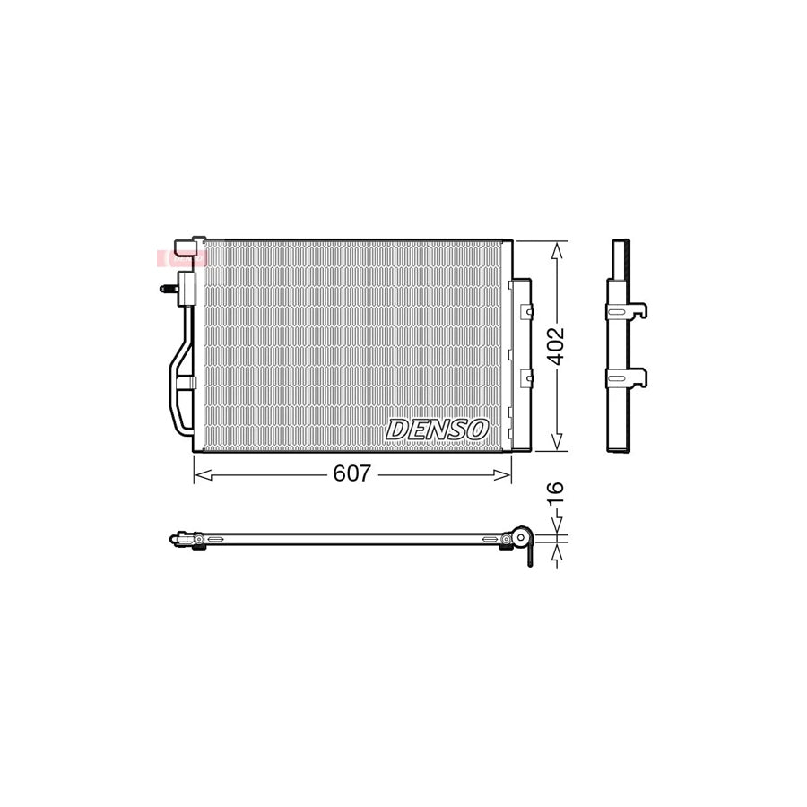 DENSO DCN15008 Air Conditioning Condenser