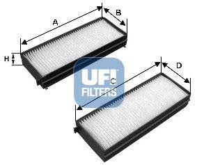 UFI 53.201.00 Pollen Filter For Suzuki Grand Vitara