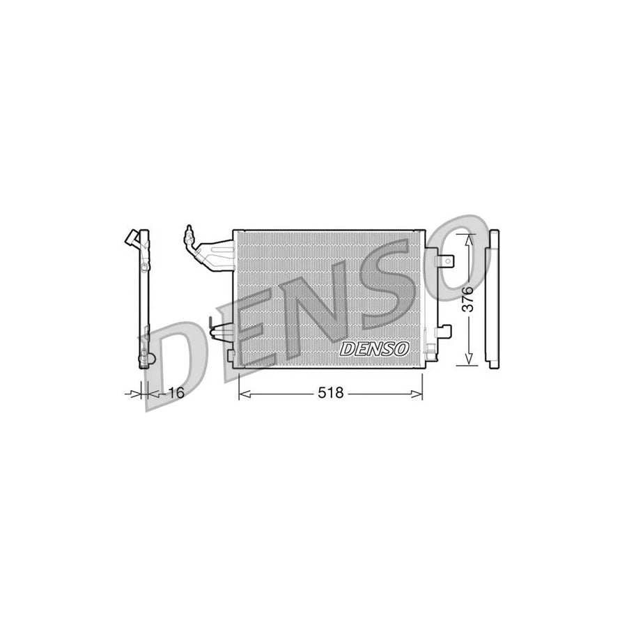 DENSO DCN16001 Air Conditioning Condenser