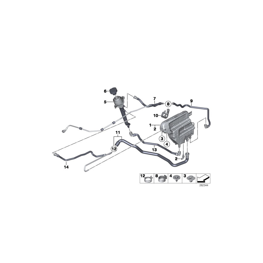 Genuine BMW 17137616202 F11 F12 Cover (Inc. 650iX) | ML Performance US Car Parts