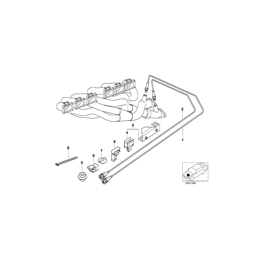 Genuine BMW 17111709419 F07 F02 F01 Push-Button (Inc. 525i) | ML Performance US Car Parts
