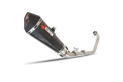 Scorpion RHA151CEO Honda CBR125 R Serket Taper Full System - Carbon Fibre Sleeve | ML Performance US US