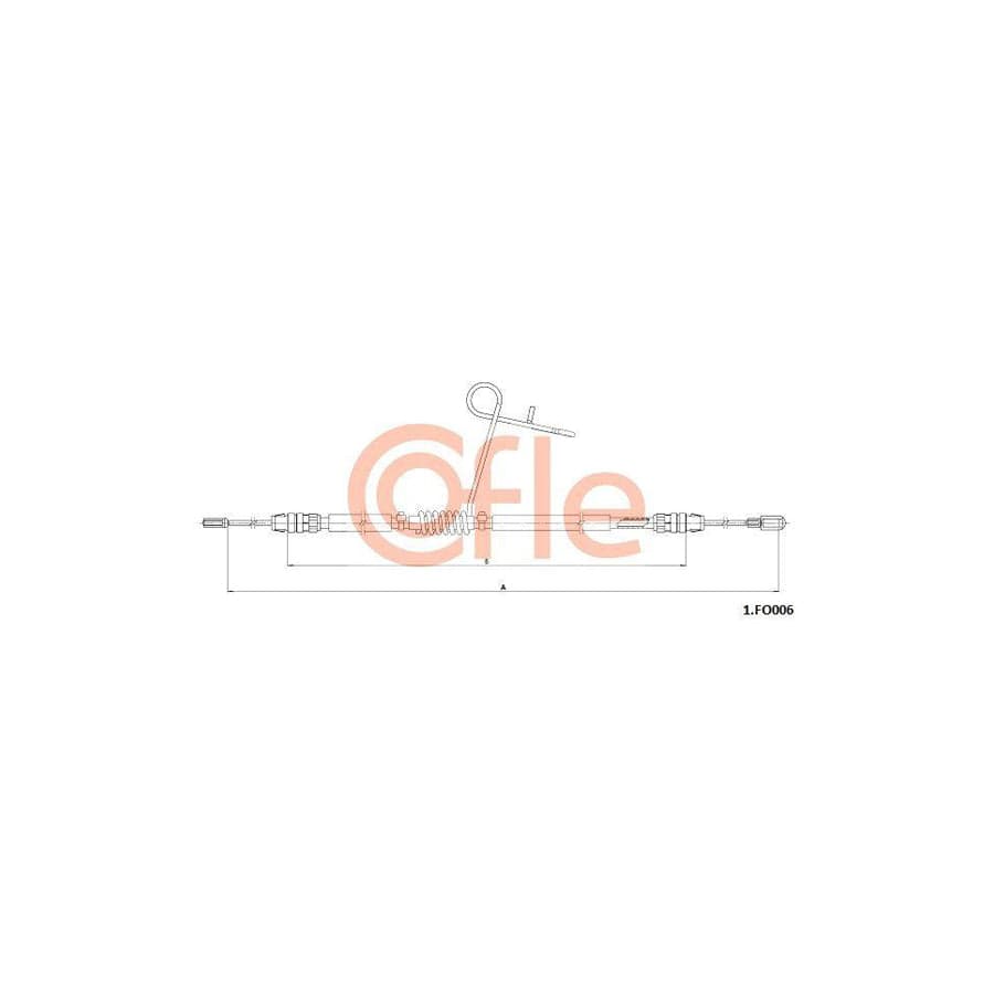 Cofle 92.1.Fo006 Hand Brake Cable