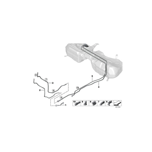 Genuine BMW 16137385411 F91 G14 G11 Clip D12 D10 D5 (Inc. M5) | ML Performance US Car Parts