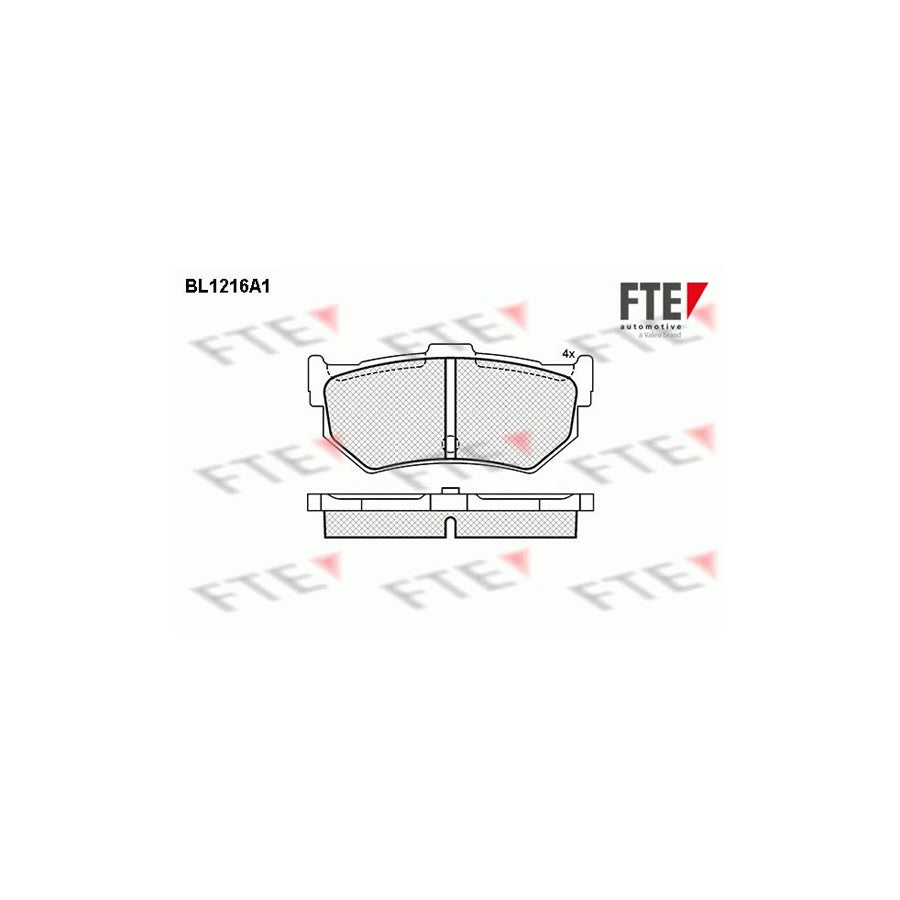 FTE Bl1216A1 Brake Pad Set