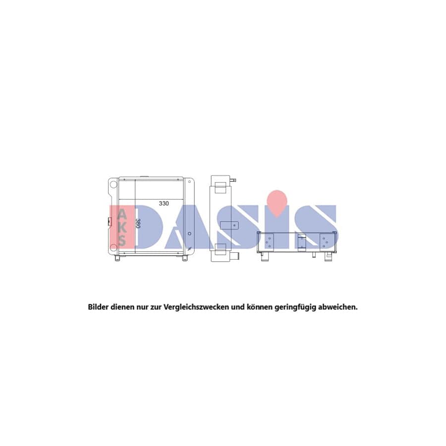 AKS Dasis 440716N Engine Radiator