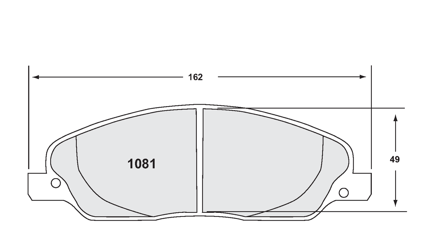 PFC 1081.10 BRAKE PADS Z-RATED