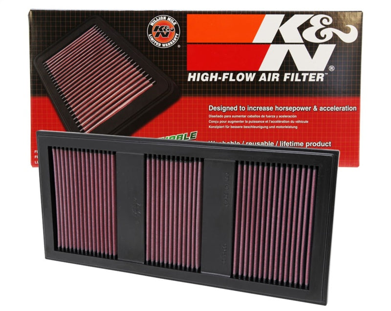 K&N Engineering K&N Replacement Air Filter 11 Mercedes Benz C350/CLS350/E300/GLK350/ML350/S350 / 11-12 E350/SLK350