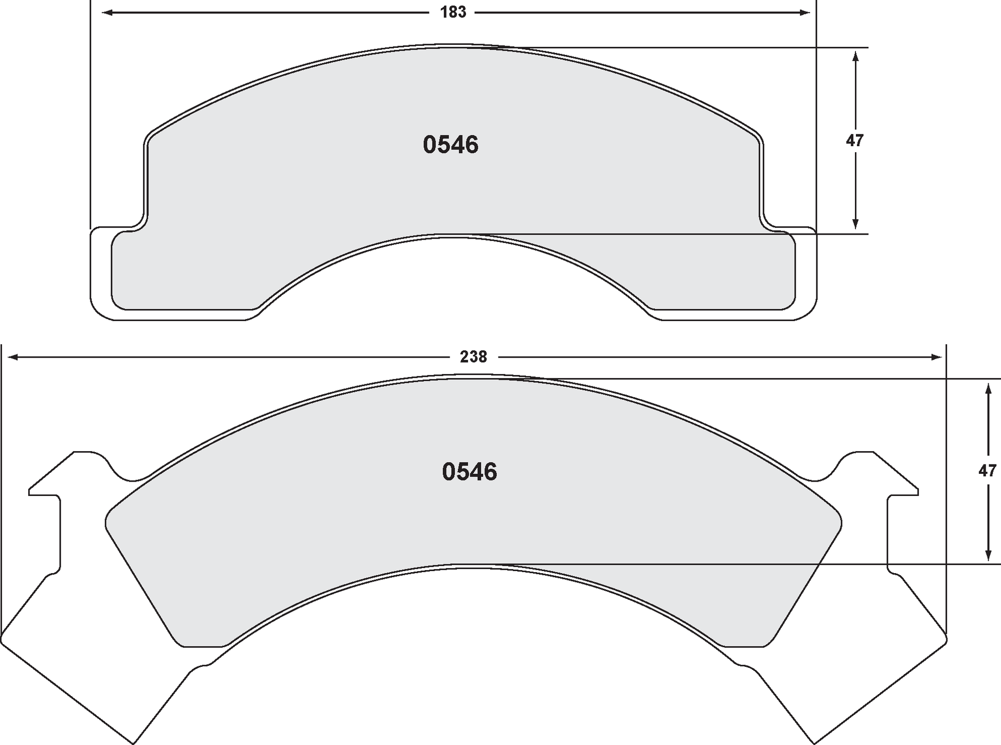 PFC 0546.22 BRAKE PADS Z-RATED CARBON METALLIC