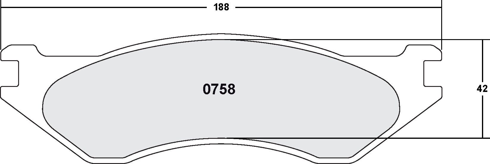 PFC 0758.22 BRAKE PADS Z-RATED CARBON METALLIC