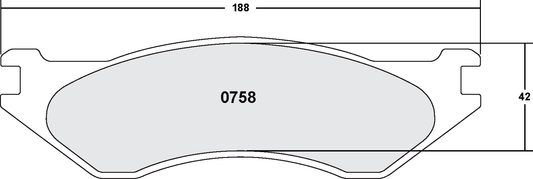PFC 0758.22 BRAKE PADS Z-RATED CARBON METALLIC
