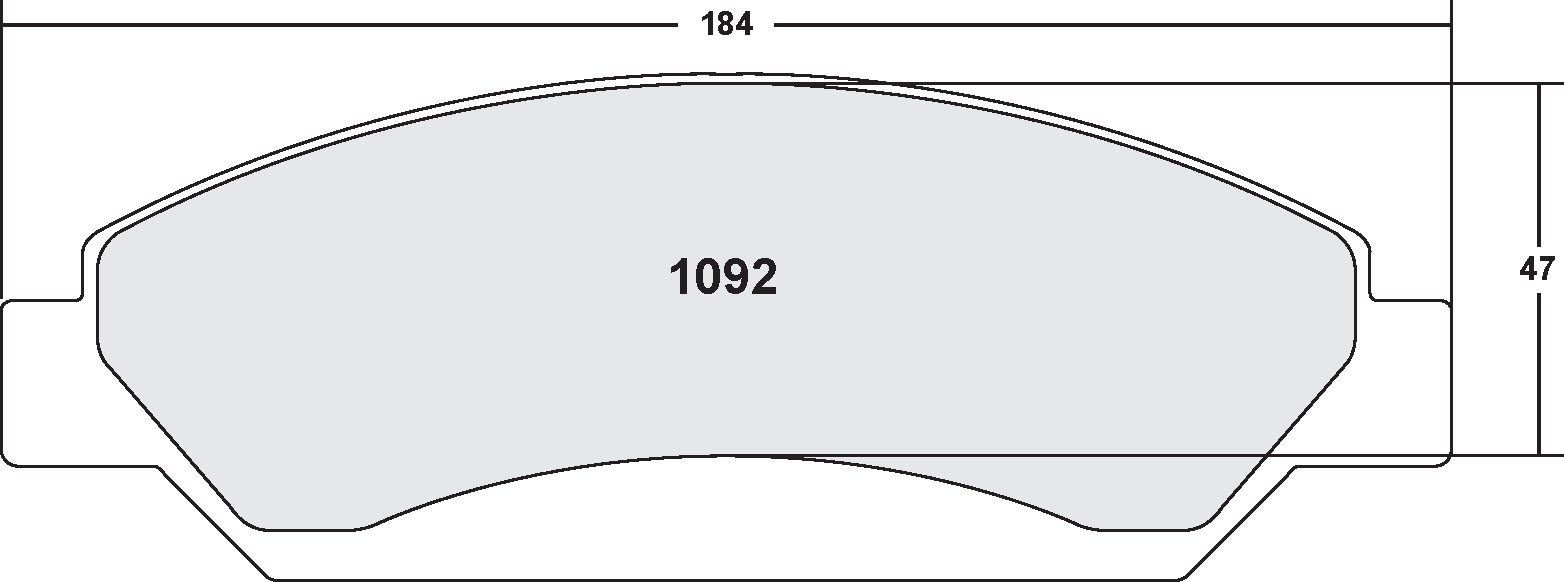 PFC 1092.10 BRAKE PADS Z-RATED
