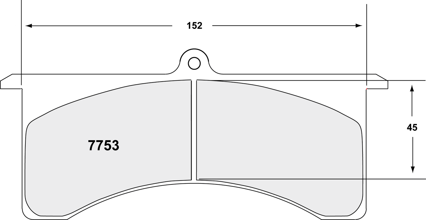 PFC 7753.83.21.04 BRAKE PADS RACE 83 CMPD 21MM