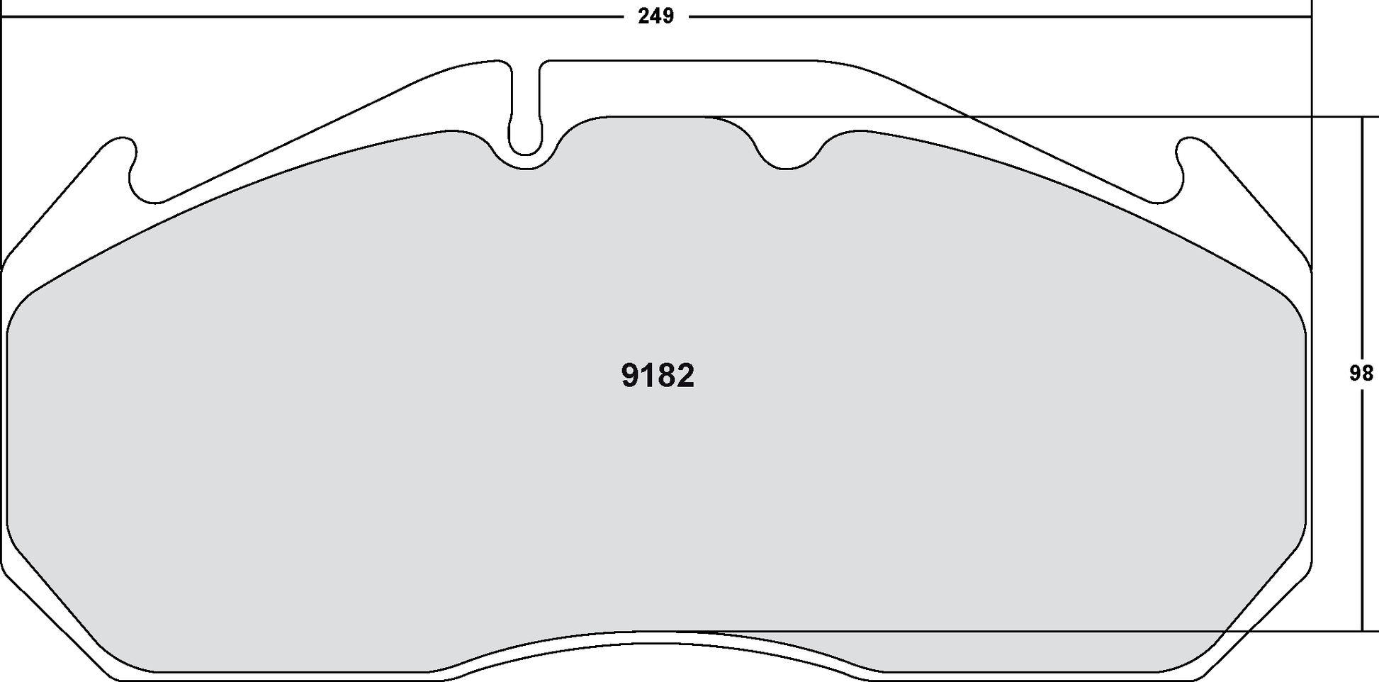 PFC 9182.10 BRAKE PADS Z-RATED ECV