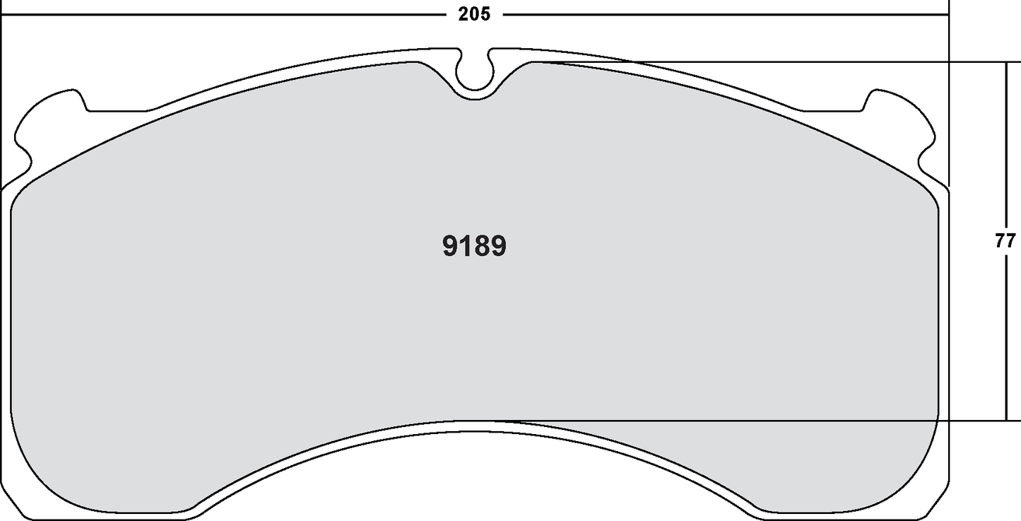PFC 9189.10 BRAKE PADS Z-RATED ECV