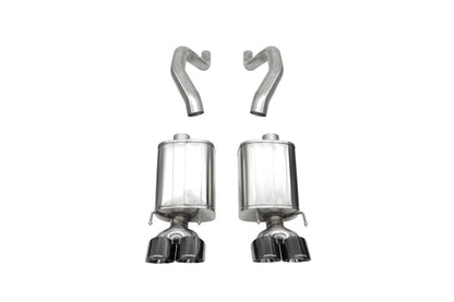 CORSA Performance Corsa 06-13 Chevy Corvette C6 Z06 7.0L / 09-13 ZR1 6.2L Black PVD AxleBack Exhaust w/4.5in Twin Tips