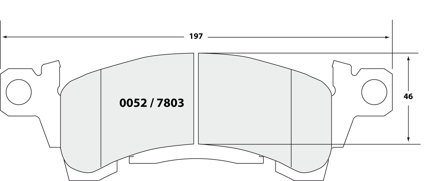 PFC 7803.01.15.44 BRAKE PADS RACE 01 CMPD 15MM