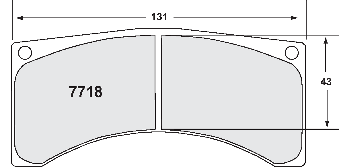 PFC 7718.03.18.44 BRAKE PADS RACE 03 CMPD 18MM PEUGEOT 307 WRC (GRAVEL) FRONT & REAR