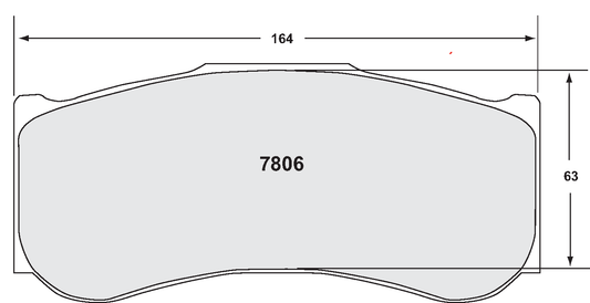 PFC 7806.01.30.34 BRAKE PADS RACE 01 CMPD 30MM FRONT BENTLEY CONTINENTAL GT3