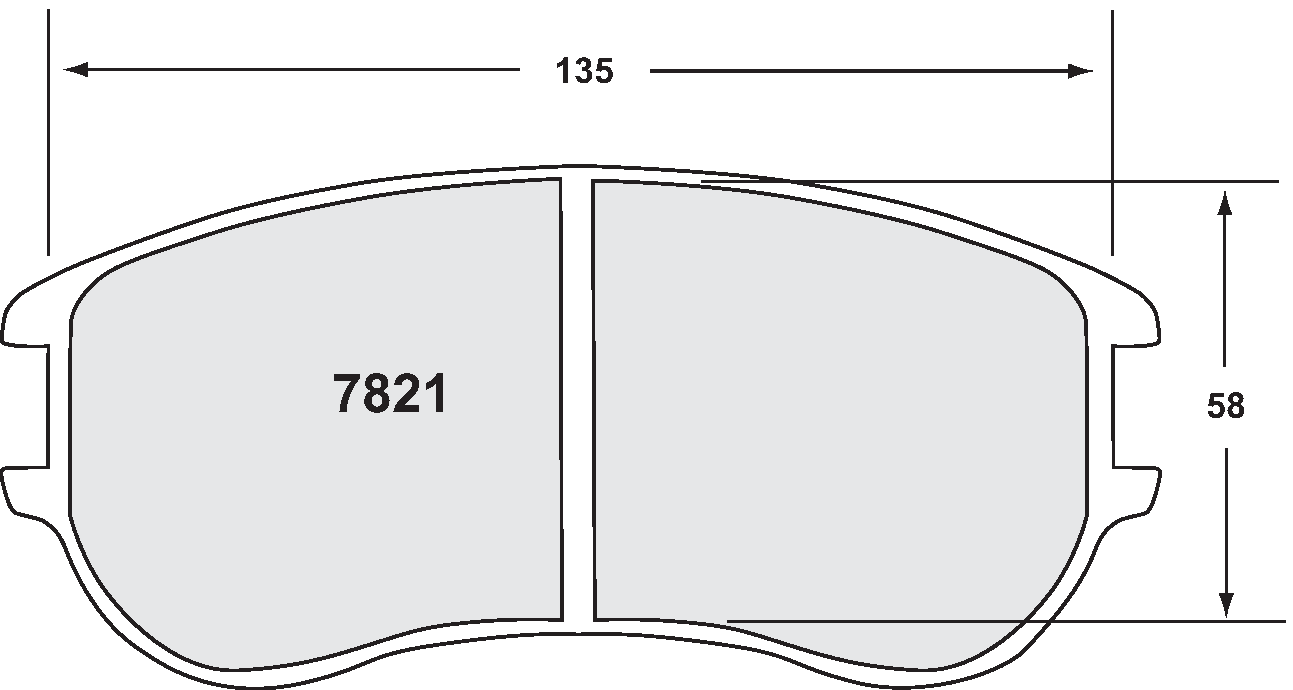 PFC 7821.93.30.34 BRAKE PADS RACE 93 CMPD 30MM ZR18
