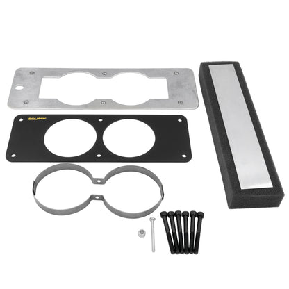Autometer 87-93 Ford Mustang Black Dual Gauge Cage
