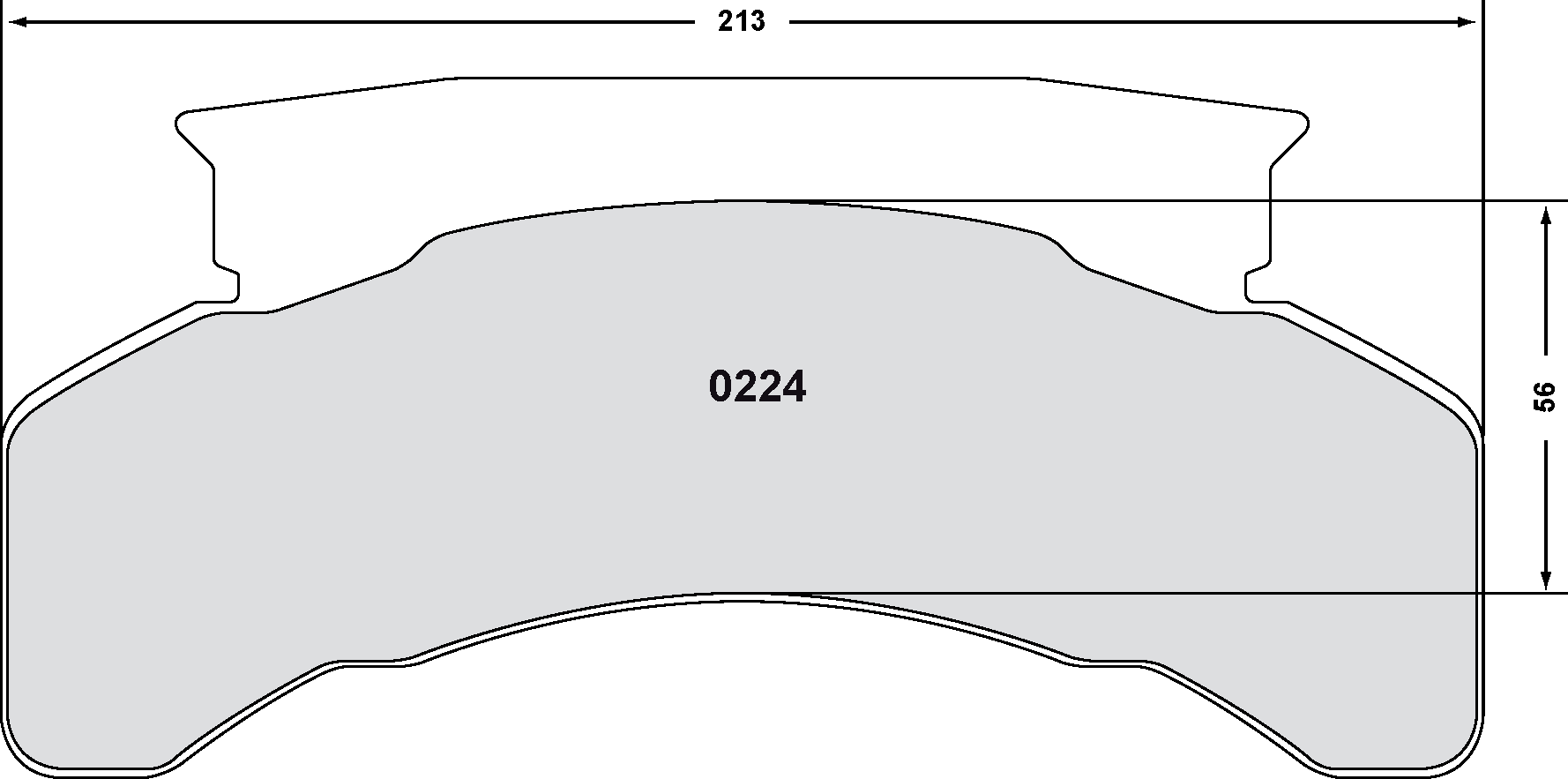 PFC 0224.22 BRAKE PADS Z-RATED CARBON METALLIC D F600 (84-89)