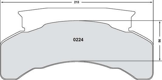 PFC 0224.22 BRAKE PADS Z-RATED CARBON METALLIC D F600 (84-89)