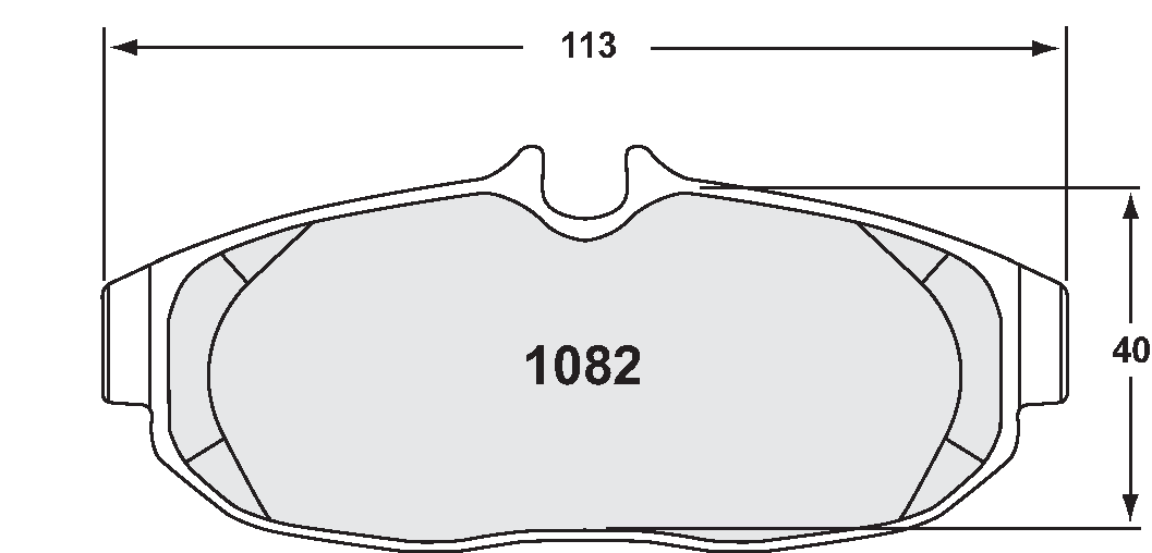 PFC 1082.10 BRAKE PADS Z-RATED REAR MUSTANG 2007 GT500