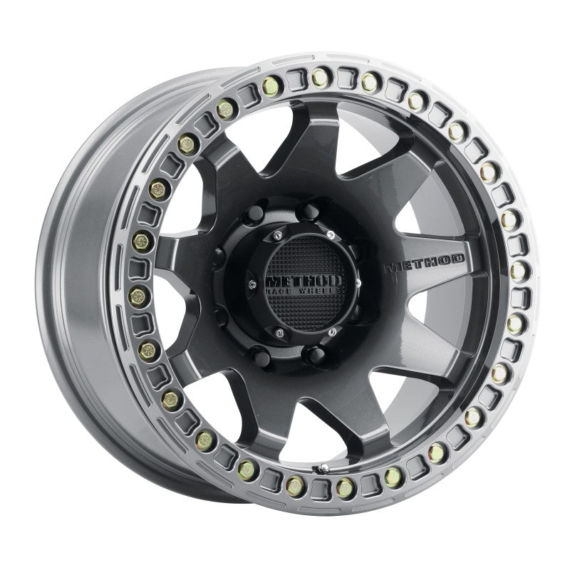 Method Wheels Method MR108 17x9 -44mm Offset 8x6.5 130.81mm CB Gloss Titanium w/BH-H24125-38 Wheel