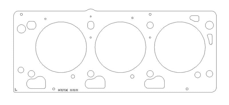 Cometic Gasket Cometic Chrysler EGF/EGG/EGJ/EGK/EGQ/EGS SOHC V6 .075in MLS Cylinder Head Gasket - 96.5mm Bore - LHS