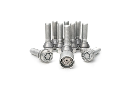 H&R 14252808SET Wheel-Lock set M14 with movable taper head 60Â°