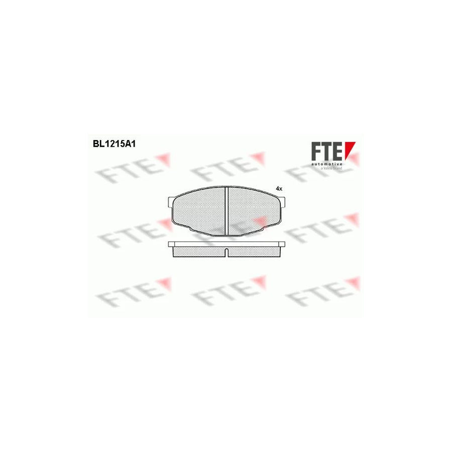 FTE Bl1215A1 Brake Pad Set