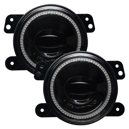 ORACLE Lighting Oracle Jeep Wrangler JK/JL/JT High Performance W LED Fog Lights - Red