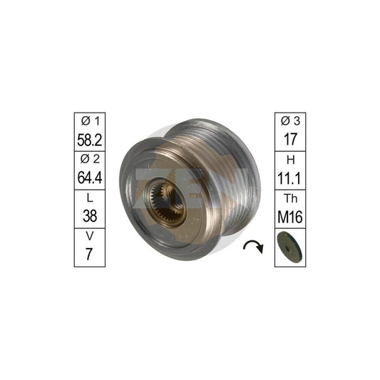 Era ZN5452 Alternator Freewheel Clutch