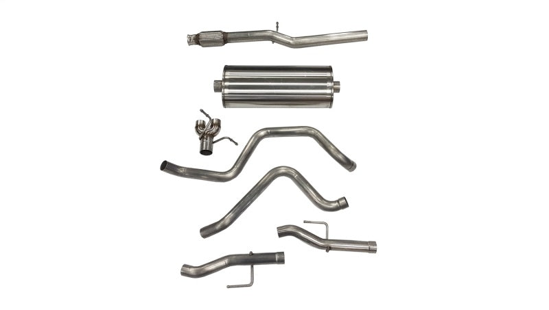 CORSA Performance Corsa 19-23 Chevy Silverado/GMC Sierra 6.2L Crew Cab Short Bed 147.5 Cat-Back Dual Rear Exit No Tips