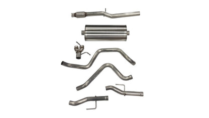 CORSA Performance Corsa 19-23 Chevy Silverado/GMC Sierra 6.2L Crew Cab Short Bed 147.5 Cat-Back Dual Rear Exit No Tips