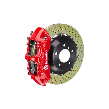 Brembo 1M1.8038A VW R32 Front GT 6-Pistons Drilled 2-piece Big Brake Kit 355x32mm