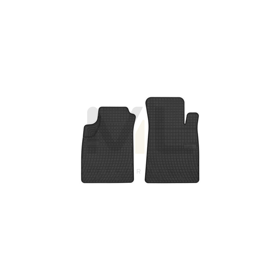 FROGUM Tailored 0649P Floor mat set for RENAULT KANGOO Elastomer, Front, Quantity: 2, Black, (LHD)